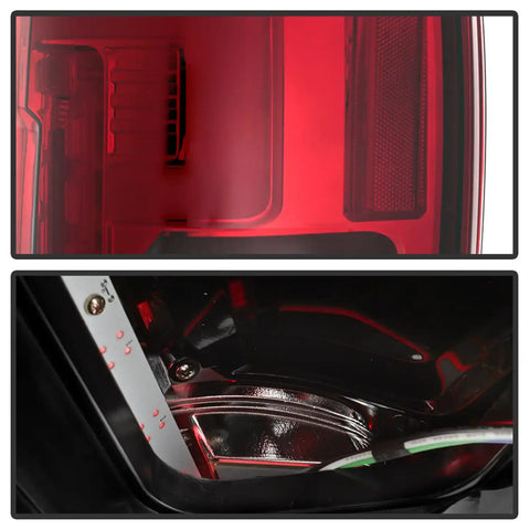 Spyder Auto 5085634 LED Tail Lights - Red Clear