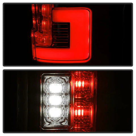 Spyder Auto 5085634 LED Tail Lights - Red Clear