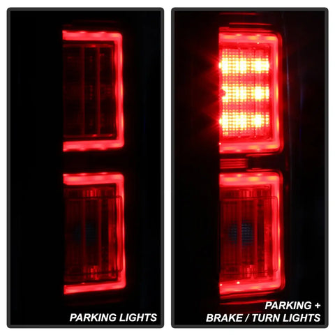 Spyder Auto 5085658 Light Bar LED Tail Lights - Chrome