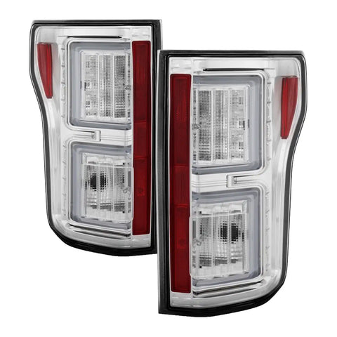 Spyder Auto 5085658 Light Bar LED Tail Lights - Chrome