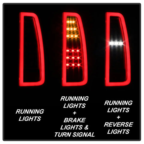 Spyder Auto 5085702 LED Tail Lights - Black