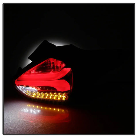 Spyder Auto 5085726 LED Tail Lights - Red Clear
