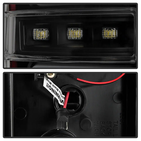Spyder Auto 5085740 LED Tail Lights - Black Smoke