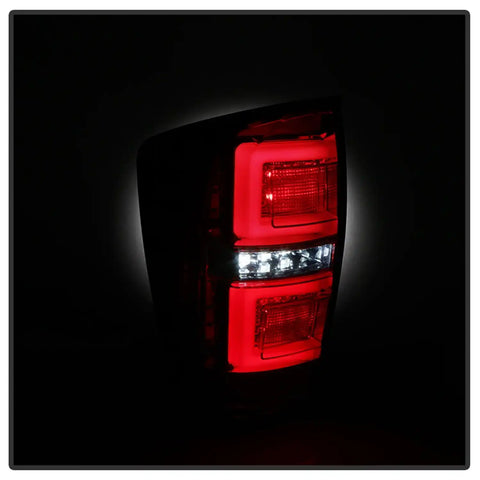 Spyder Auto 5085757 LED Tail Lights - Red Clear