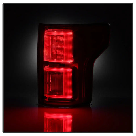 Spyder Auto 5085764 Light Bar LED Tail Lights - Red Clear