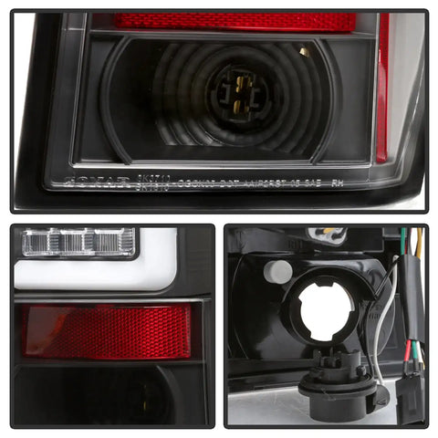 Spyder Auto 5085788 LED Tail Lights - Black
