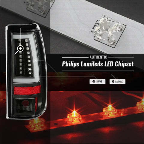 Spyder Auto 5085849 LED Tail Lights - All Black