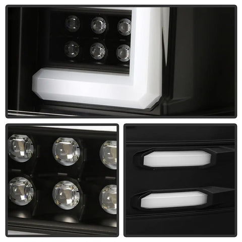 Spyder Auto 5085856 LED Tail Lights - All Black