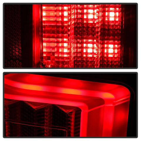 Spyder Auto 5085948 Light Bar LED Tail Lights - All Black