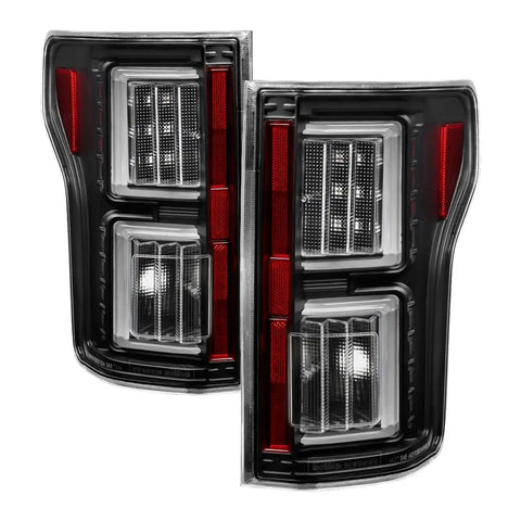 Spyder Auto 5085948 Light Bar LED Tail Lights - All Black