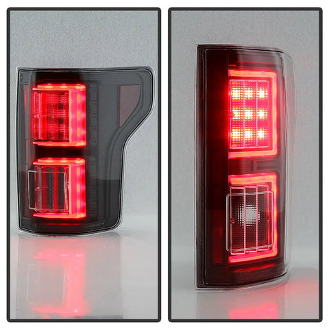 Spyder Auto 5085955 Light Bar LED Tail Lights - All Black