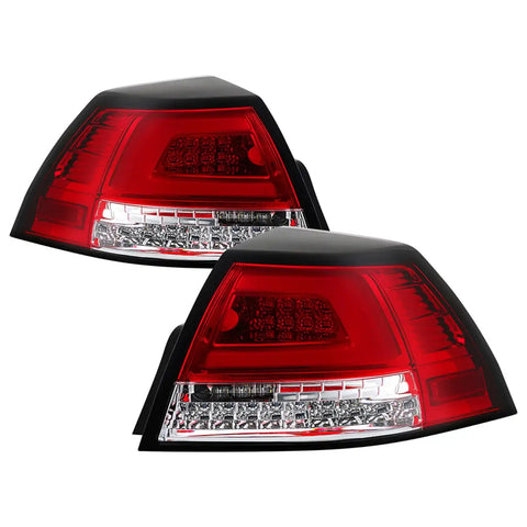Spyder Auto 5086075 LED Tail Lights - Red Clear