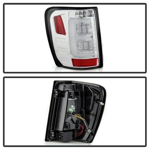 Spyder Auto 5086136 Light Bar LED Tail Lights - Chrome