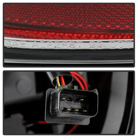 Spyder Auto 5086136 Light Bar LED Tail Lights - Chrome