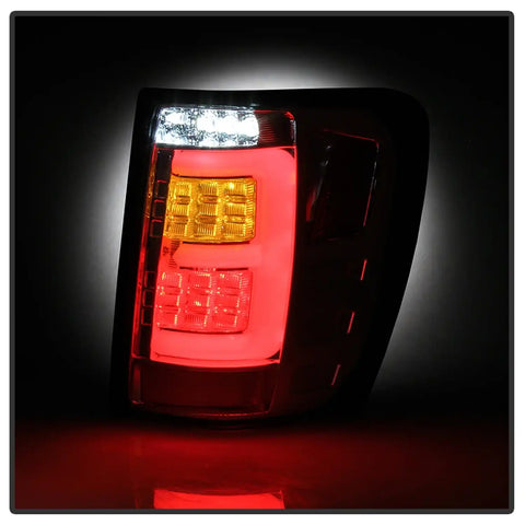 Spyder Auto 5086136 Light Bar LED Tail Lights - Chrome