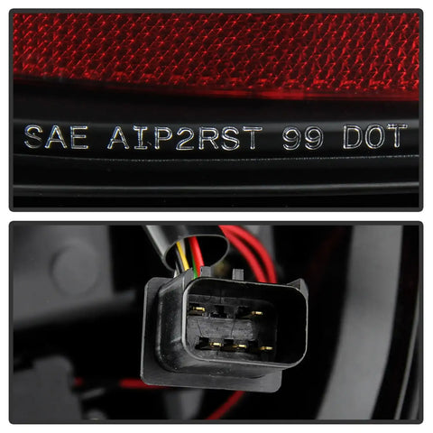 Spyder Auto 5086143 Light Bar LED Tail Lights - Black