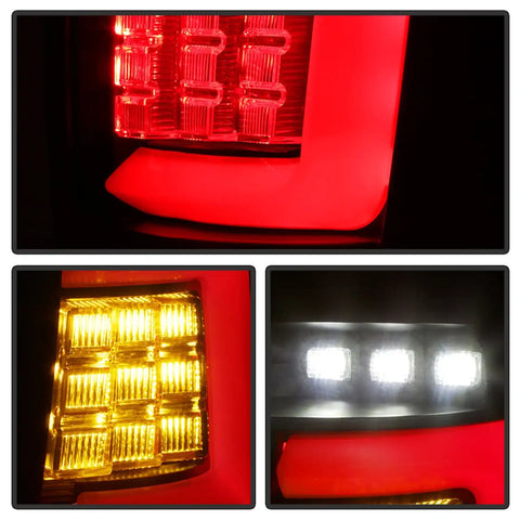 Spyder Auto 5086143 Light Bar LED Tail Lights - Black