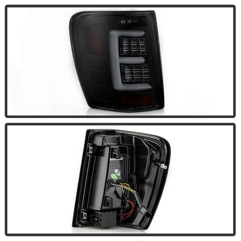 Spyder Auto 5086150 Light Bar LED Tail Lights - Black Smoke