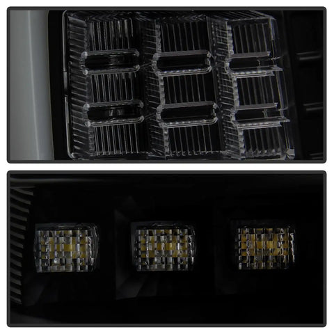 Spyder Auto 5086150 Light Bar LED Tail Lights - Black Smoke