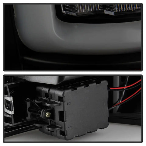 Spyder Auto 5086150 Light Bar LED Tail Lights - Black Smoke