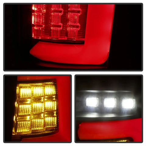 Spyder Auto 5086150 Light Bar LED Tail Lights - Black Smoke