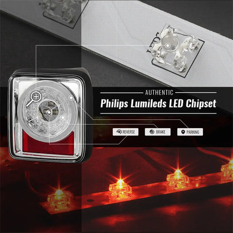 Spyder Auto 5086167 Full LED Tail Light - Chrome