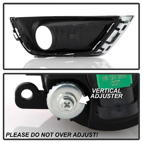 Spyder Auto 5086297 OEM Style Fog Light W/Universal Switch - Clear