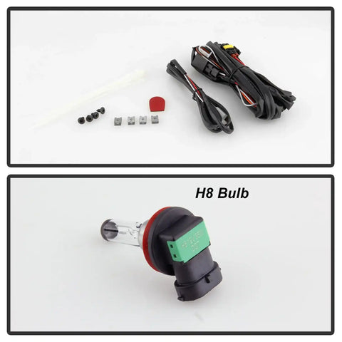 Spyder Auto 5086297 OEM Style Fog Light W/Universal Switch - Clear