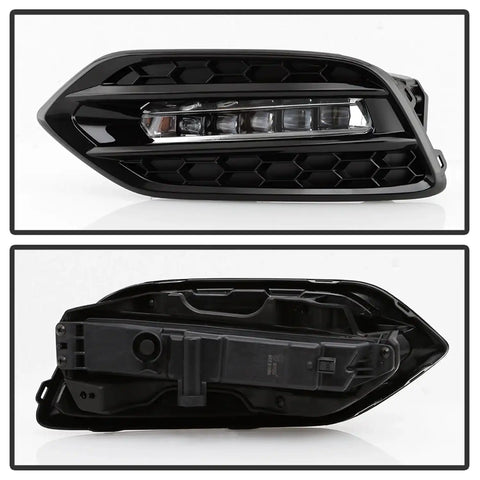 Spyder Auto 5086327 OEM Style LED Fog Lights W/OEM Fit Switch - Clear