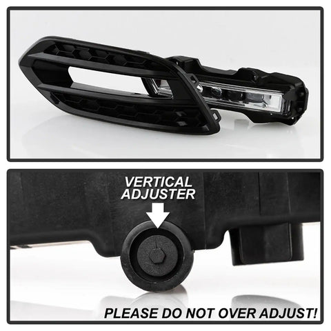 Spyder Auto 5086327 OEM Style LED Fog Lights W/OEM Fit Switch - Clear