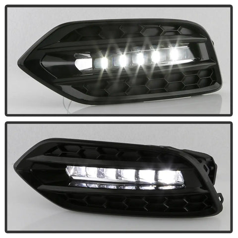 Spyder Auto 5086327 OEM Style LED Fog Lights W/OEM Fit Switch - Clear