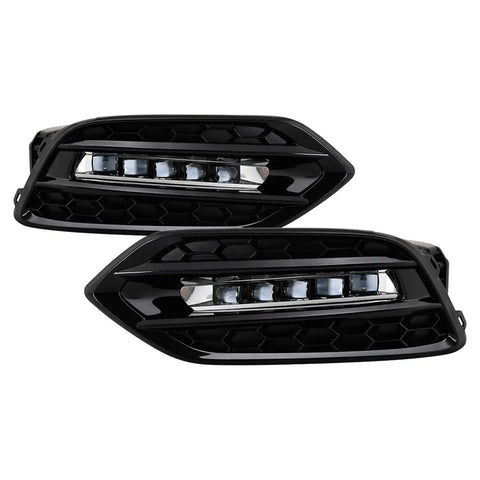 Spyder Auto 5086327 OEM Style LED Fog Lights W/OEM Fit Switch - Clear