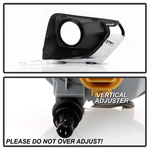 Spyder Auto 5086396 OEM Style Fog Lights W/Universal Switch- Clear -