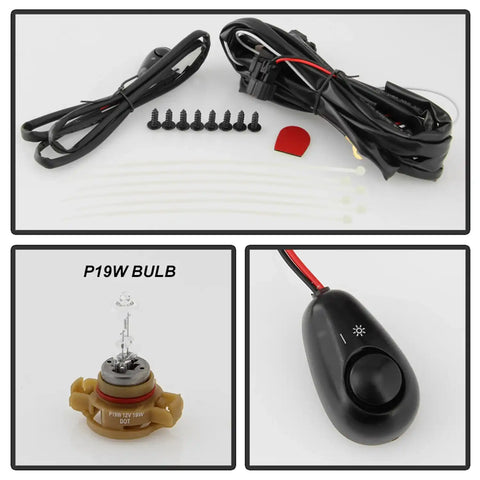 Spyder Auto 5086426 OEM Fog Lights W/Universal Switch - Clear