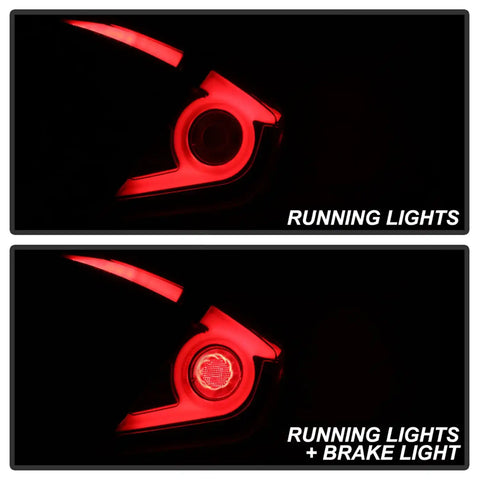 Spyder Auto 5086440 LED Tail Lights - Black Smoke
