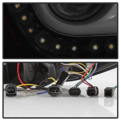 Spyder Auto 5086440 LED Tail Lights - Black Smoke