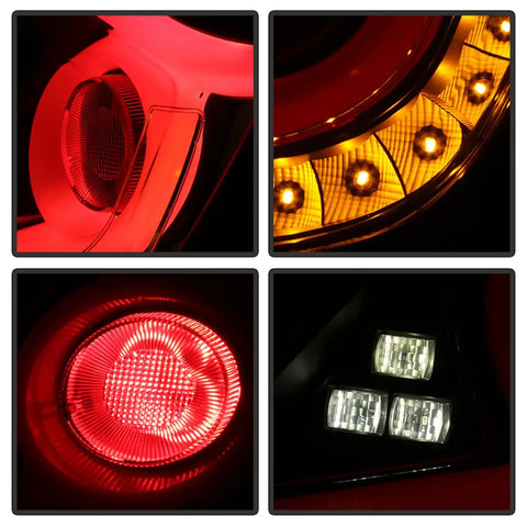 Spyder Auto 5086440 LED Tail Lights - Black Smoke