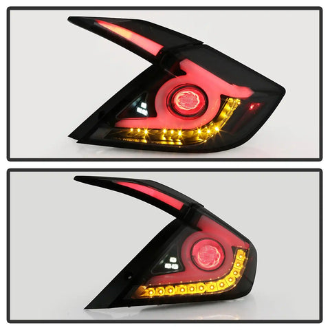 Spyder Auto 5086440 LED Tail Lights - Black Smoke