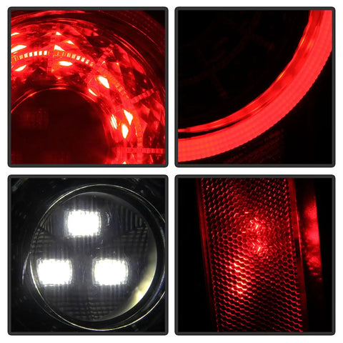 Spyder Auto 5086464 Full LED Tail Light - Black Smoke