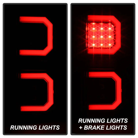 Spyder Auto 5086532 LED Tail Lights - Black