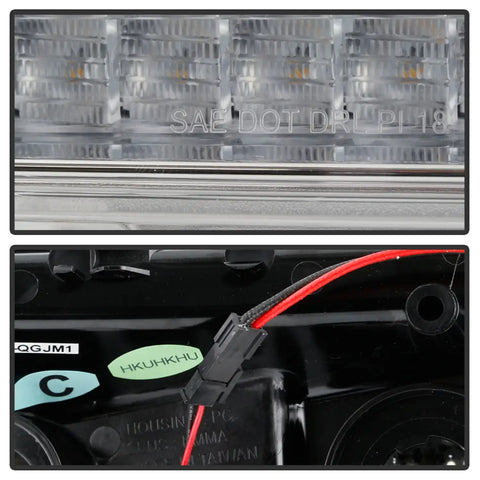 Spyder Auto 5086778 Full LED Front Bumper Lights - Chrome