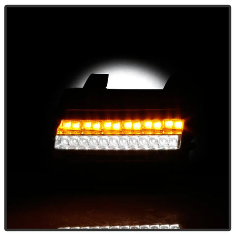 Spyder Auto 5086778 Full LED Front Bumper Lights - Chrome