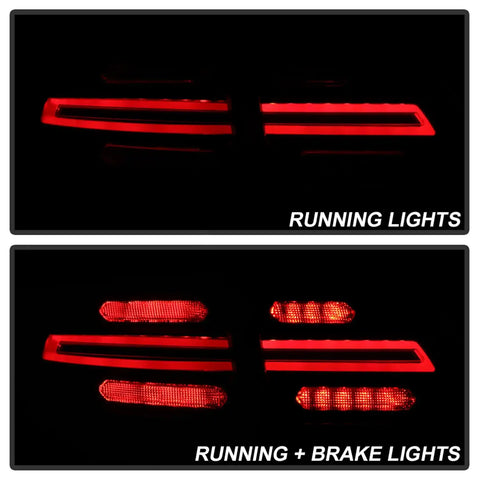 Spyder Auto 5086907 LED Tail Lights - Red Smoke