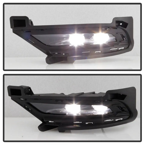 Spyder Auto 5086952 OEM Style Full LED Fog Lights W/Universal Switch- Clear -