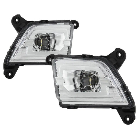 Spyder Auto 5086983 OEM Style Full LED Fog Light W/Universal Switch- Clear -