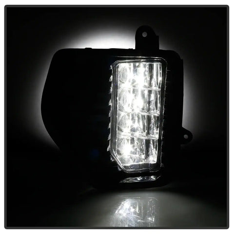 Spyder Auto 5087010 OEM Style Full LED Fog Light W/Universa Switch- Clear -