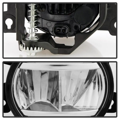 Spyder Auto 5087034 OEM LED Fog Light W/OEM Fit Switch - Clear