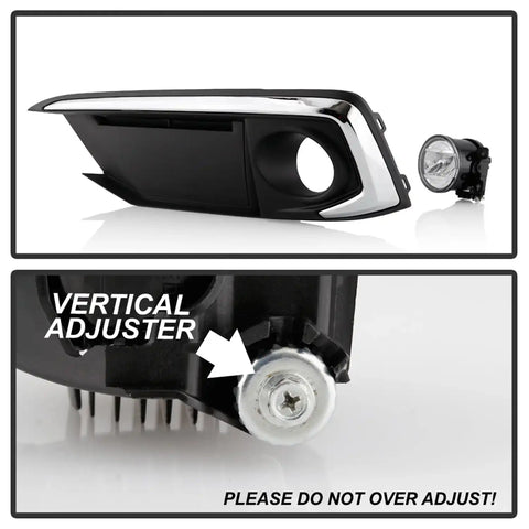 Spyder Auto 5087034 OEM LED Fog Light W/OEM Fit Switch - Clear