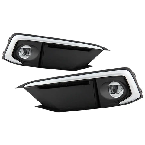 Spyder Auto 5087034 OEM LED Fog Light W/OEM Fit Switch - Clear