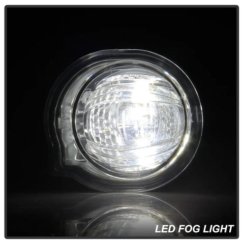 Spyder Auto 5087119 OEM Style LED Fog Lights W/OEM Fit Switch - Clear